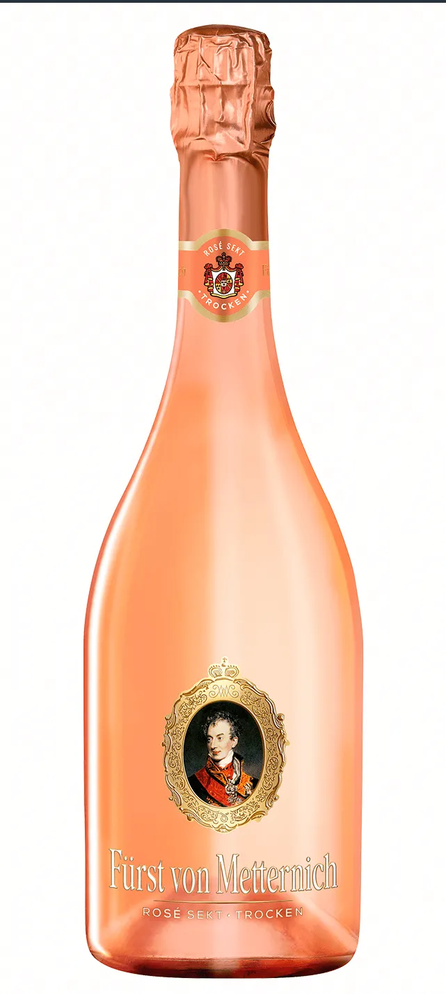 Ігристе вино Furst von Metternich Rose рожеве сухе 0.75 л